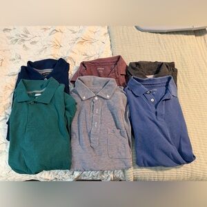 Set of 6 Men’s Short Sleeve Polos
